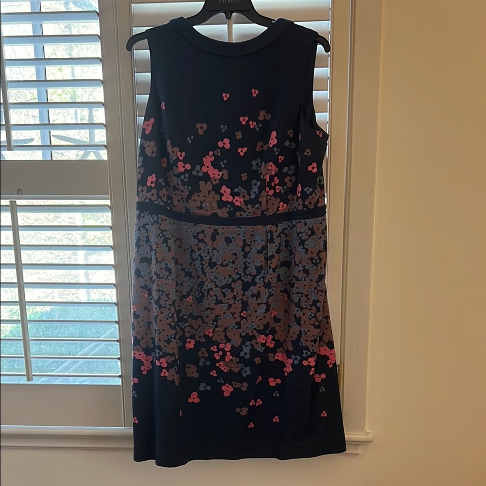 Boden Navy Floral Midi Dress